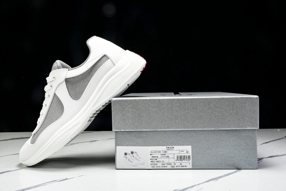 Prada America's Cup Sneaker Soft Rubber 'Cream White' - Image 22