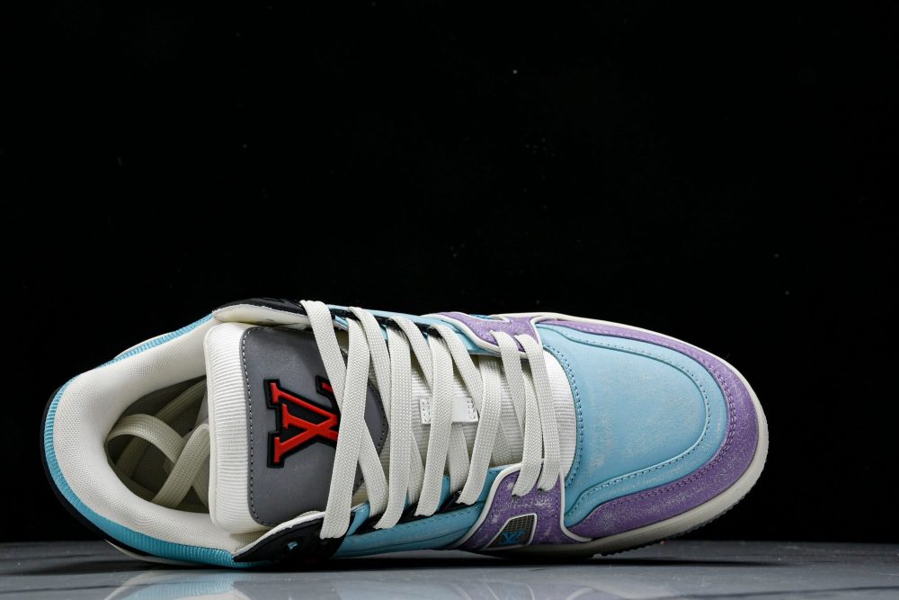Louis Vuittоп Trainer Low 'Blue Multi' - Image 4