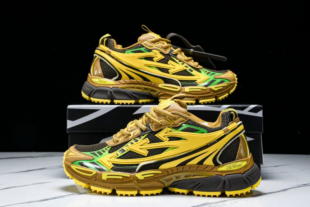 Off-White "Be Right Back" Sneaker 'Yellow Brown' - Image 24