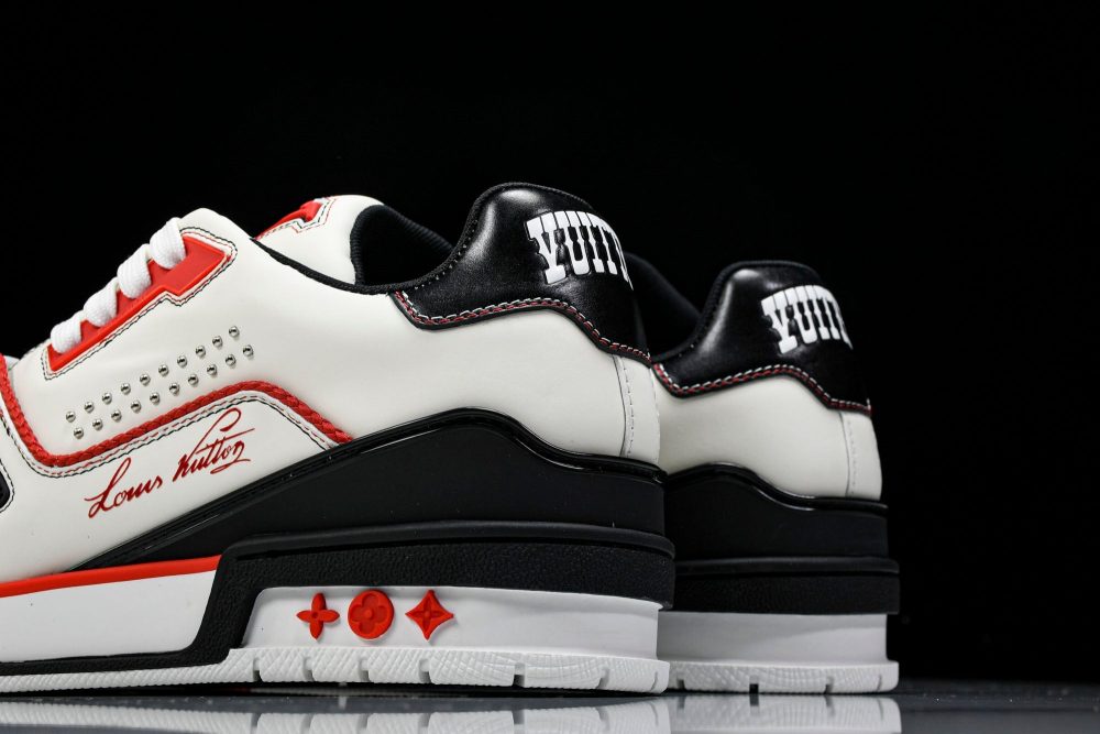 Louis Vuittоп Trainer Low Western 'White Red' - Image 8