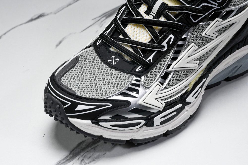 Off-White "Be Right Back" Sneaker 'Silver' - Image 9