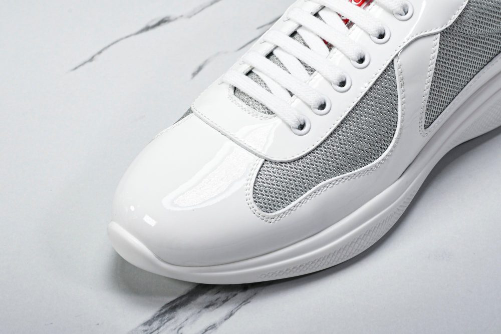 Prada America's Cup Sneaker 'White Silver' - Image 9