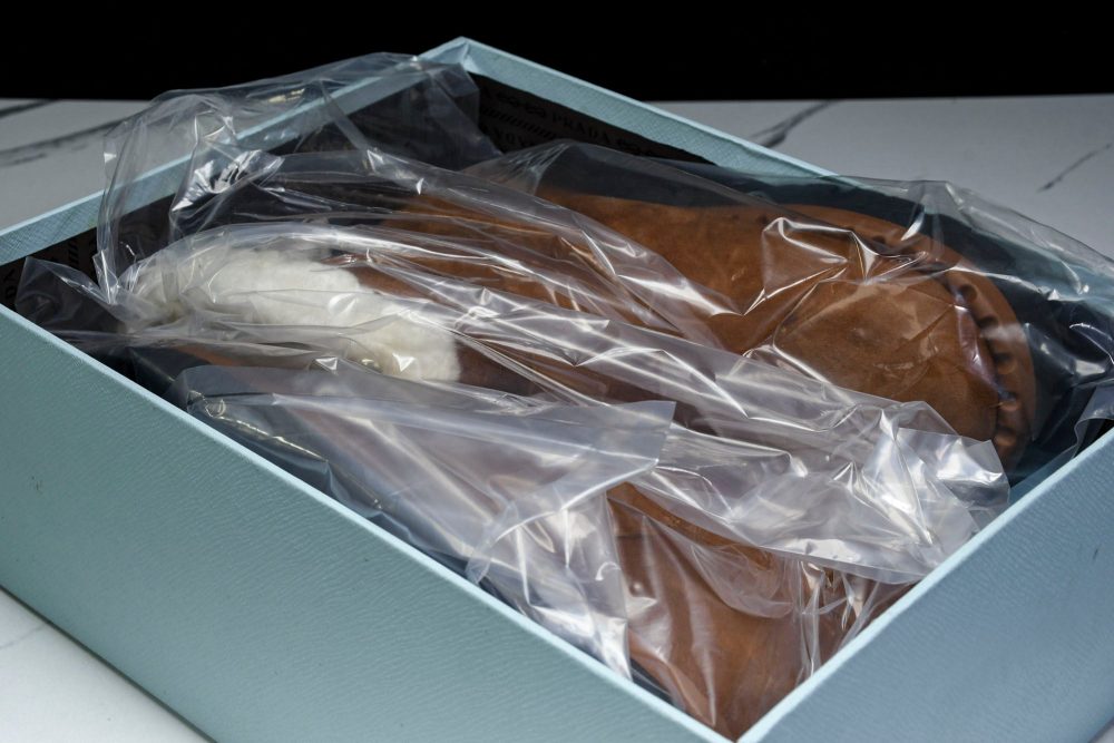 Prada Suede Booties 'Brown' - Image 29