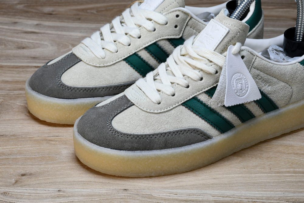 AD x Clarks '8th Street Samba' by Ronny Fieg 'White Green' - Image 19