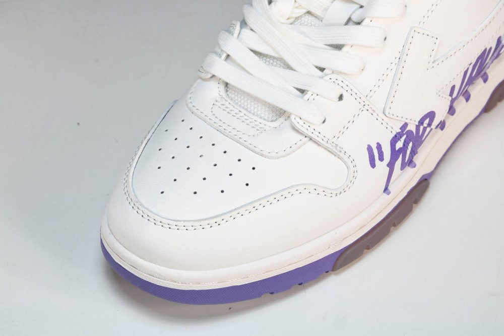 Off-White Out Of Office OOO Low Top "For Walking" - White Lilac - Image 10