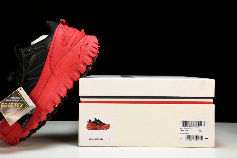 Moncler Trailgrip GTX 'Red Black' - Image 25