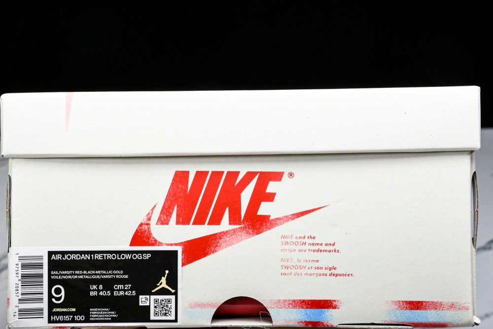 AJ1 Retro Low OG x Trophy Room 'Rookie Card - Home' - Image 30