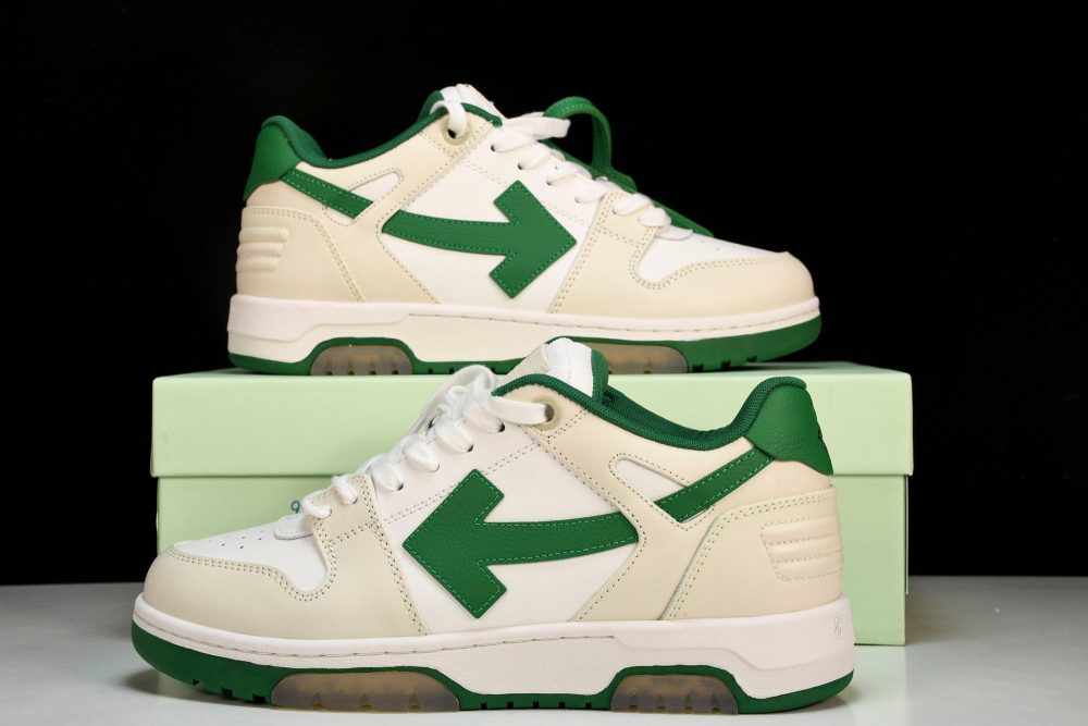 Off-White Out Of Office OOO Low Top 'White Green' - Image 25