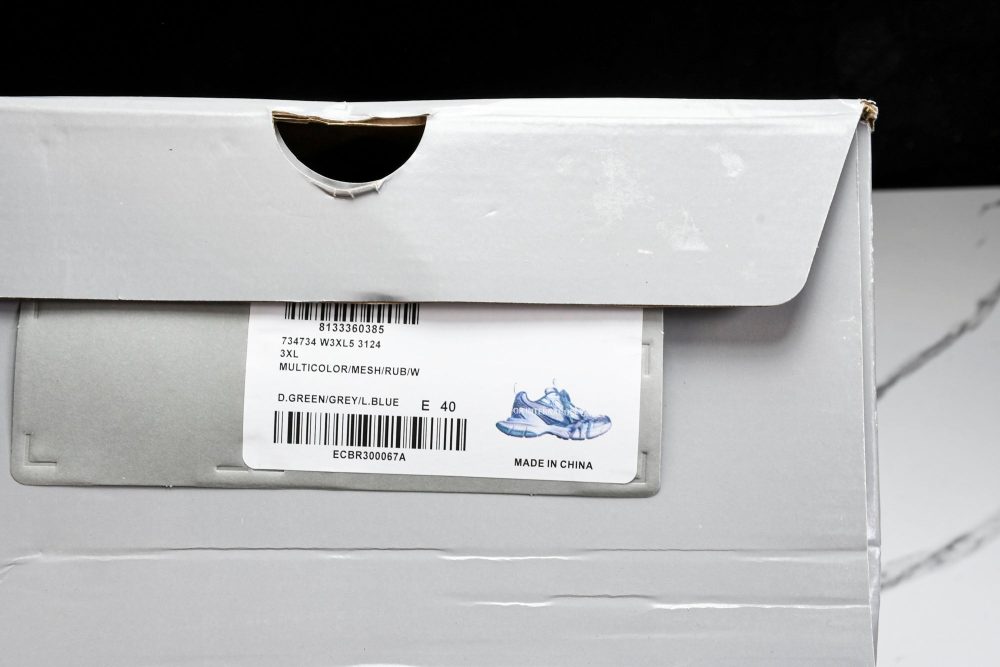3XL Sneaker 'Grey Blue Green' - Image 29