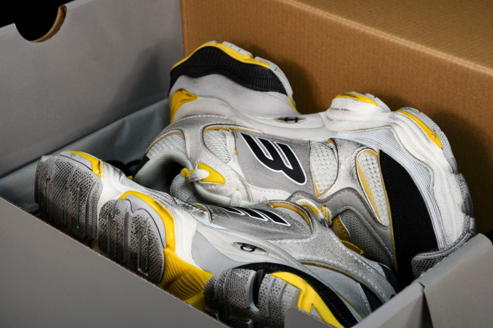 Cargo Sneaker 'White Yellow' - Image 24