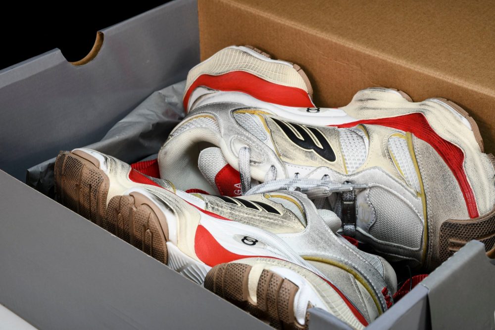 Cargo Sneaker 'White Red' - Image 24