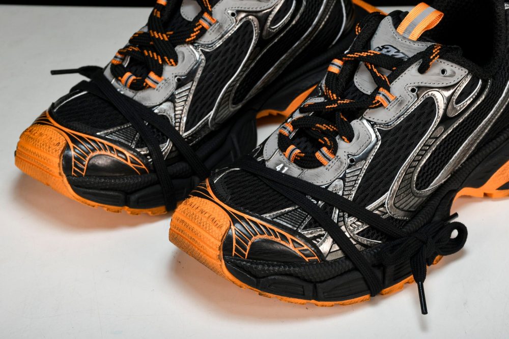3XL Sneaker 'Black Orange Grey' - Image 21
