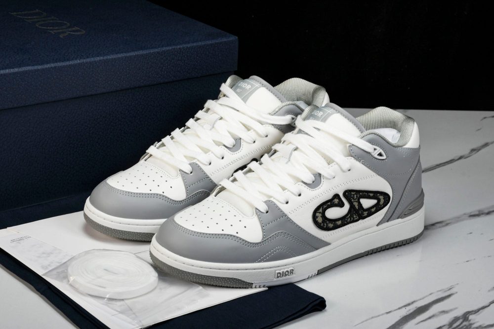 D1or B57 Mid-Top "Grey White' - Image 19