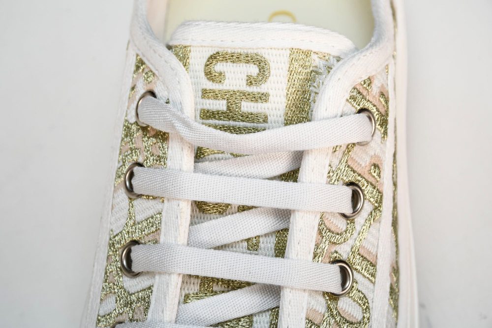 D1or Walk'N'D1or Platform Sneaker 'Oblique Gold' - Image 11