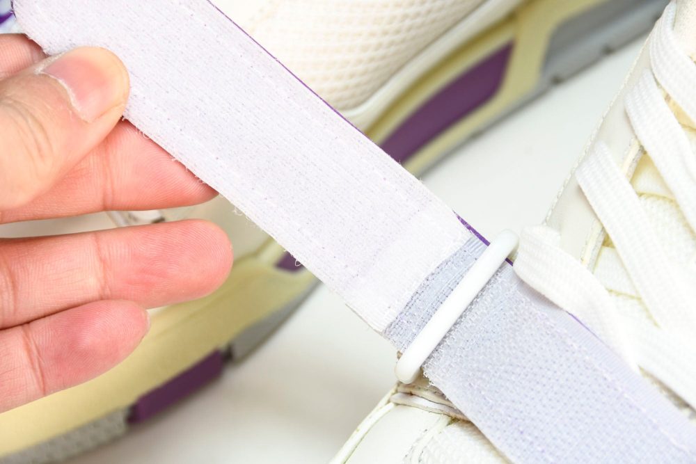 Louis Vuittоп Trainer Low Velcro Strap 'Violet Mesh' - Image 13