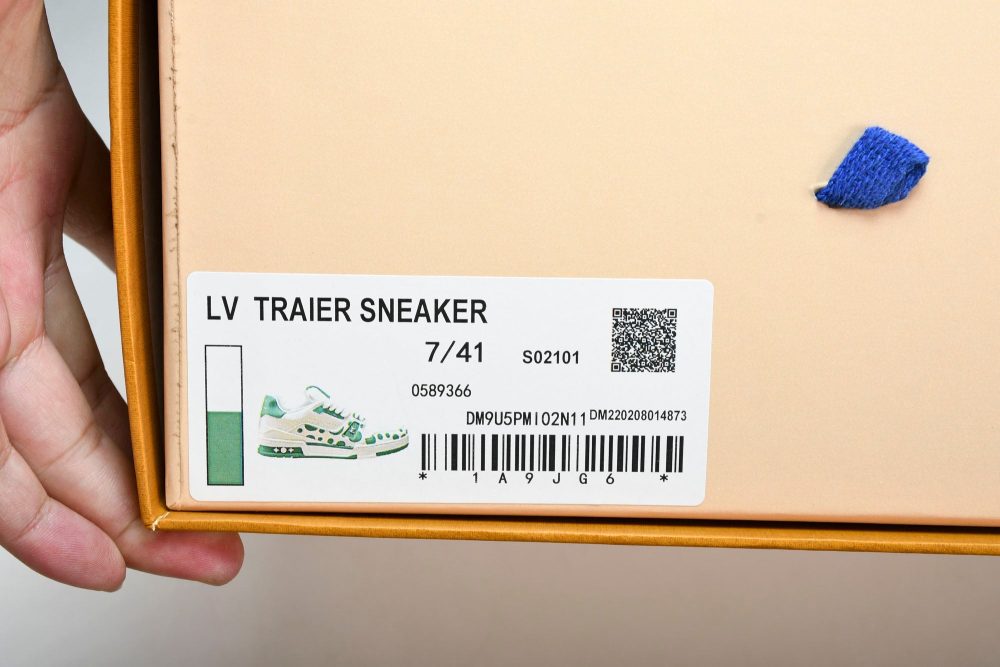 Louis Vuittоп Trainer Low by Yayoi Kusama 'Green' - Image 26