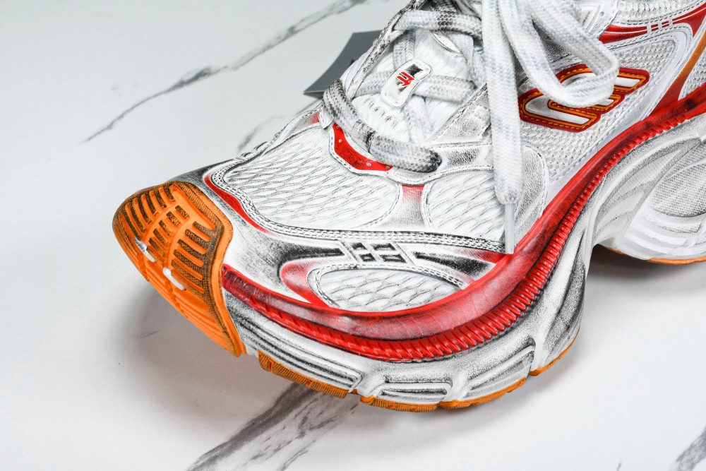 10XL Sneaker 'White Red Orange' - Image 9