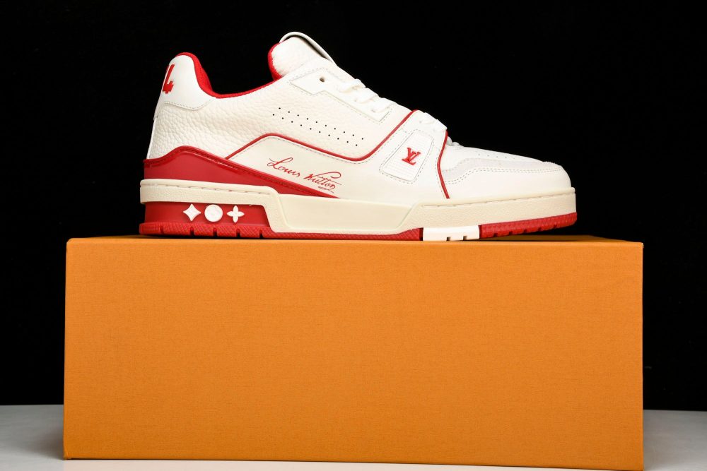 Louis Vuittоп Trainer Low 'Signature White Red' - Image 26