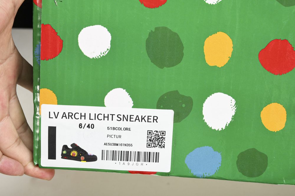 Louis Vuittоп Trainer Low by Yayoi Kusama 'Black Print' - Image 33