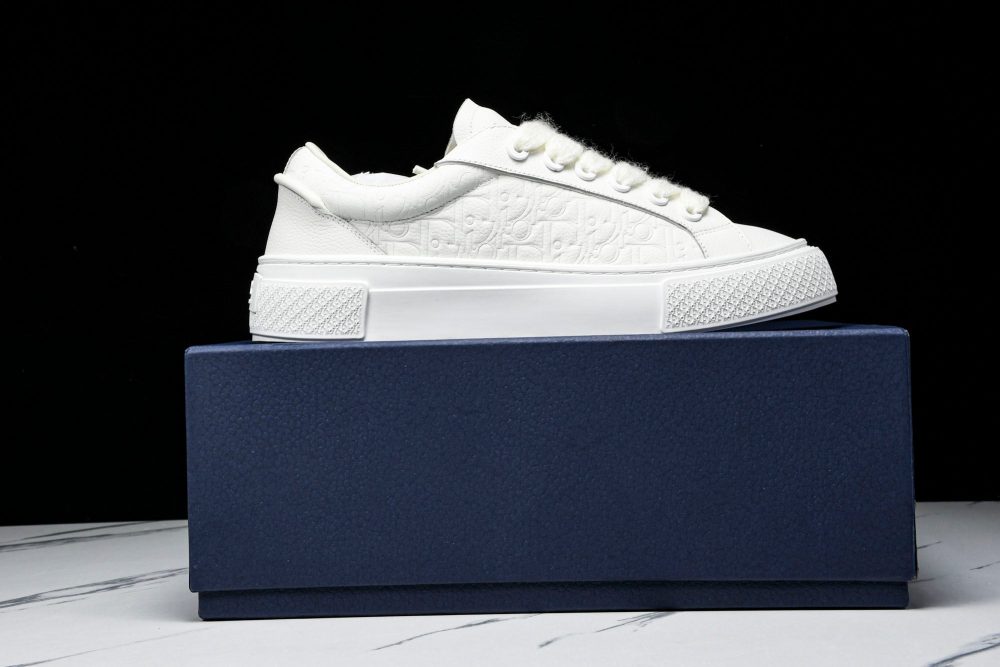 D1or B33 Gravity Leather 'Oblique Triple White' - Image 21
