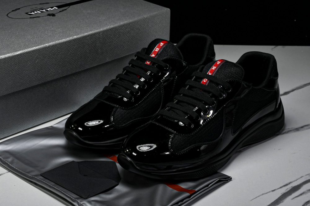 Prada America's Cup Sneaker 'Black' - Image 19