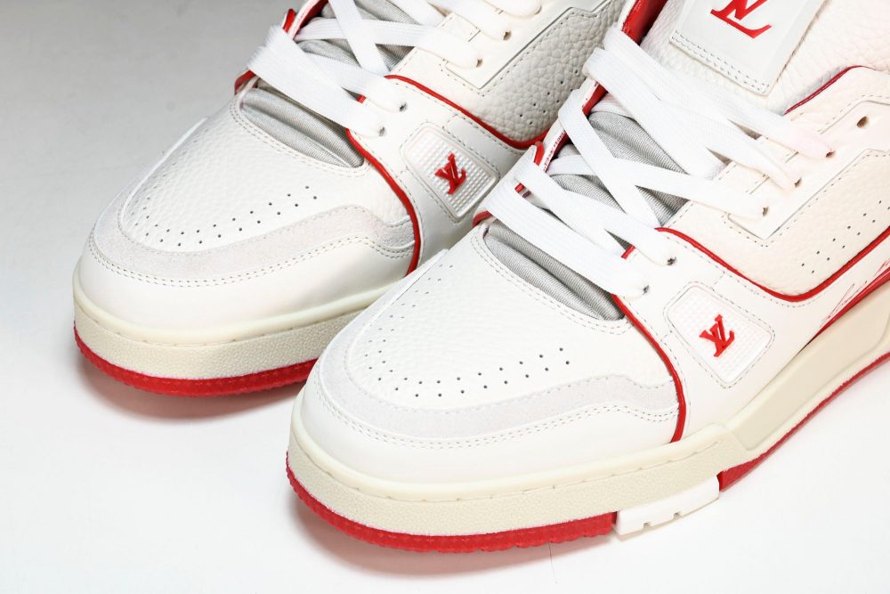 Louis Vuittоп Trainer Low 'Signature White Red' - Image 21