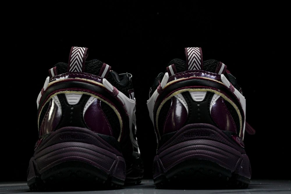 Off-White "Be Right Back" Sneaker 'Black Purple' - Image 7