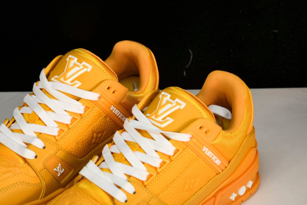 Louis Vuittоп Trainer Low 'Yellow Embossed' - Image 19