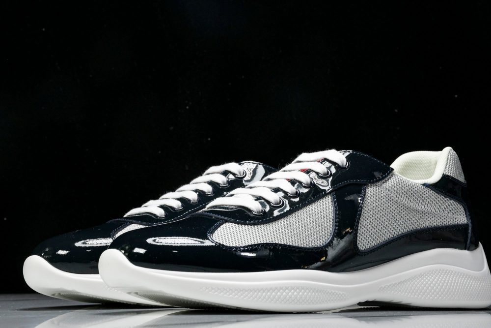 Prada America's Cup Sneaker 'Navy Blue Silver' - Image 2
