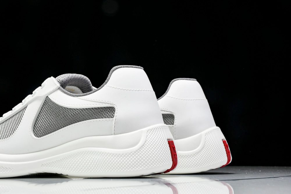Prada America's Cup Sneaker Soft Rubber 'Cream White' - Image 8