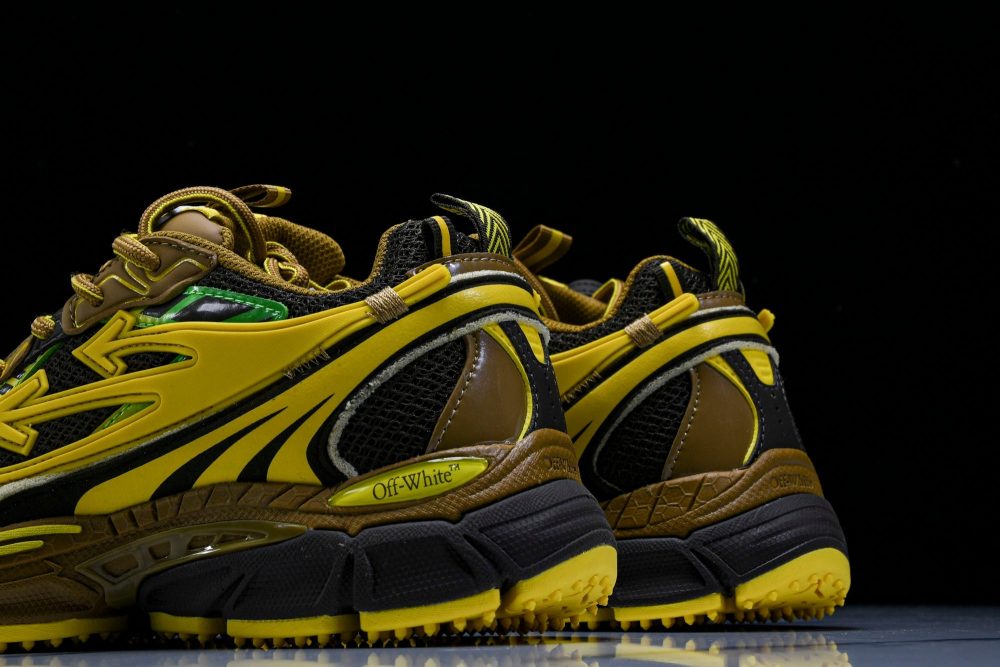 Off-White "Be Right Back" Sneaker 'Yellow Brown' - Image 8