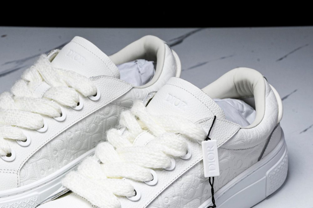 D1or B33 Gravity Leather 'Oblique Triple White' - Image 18
