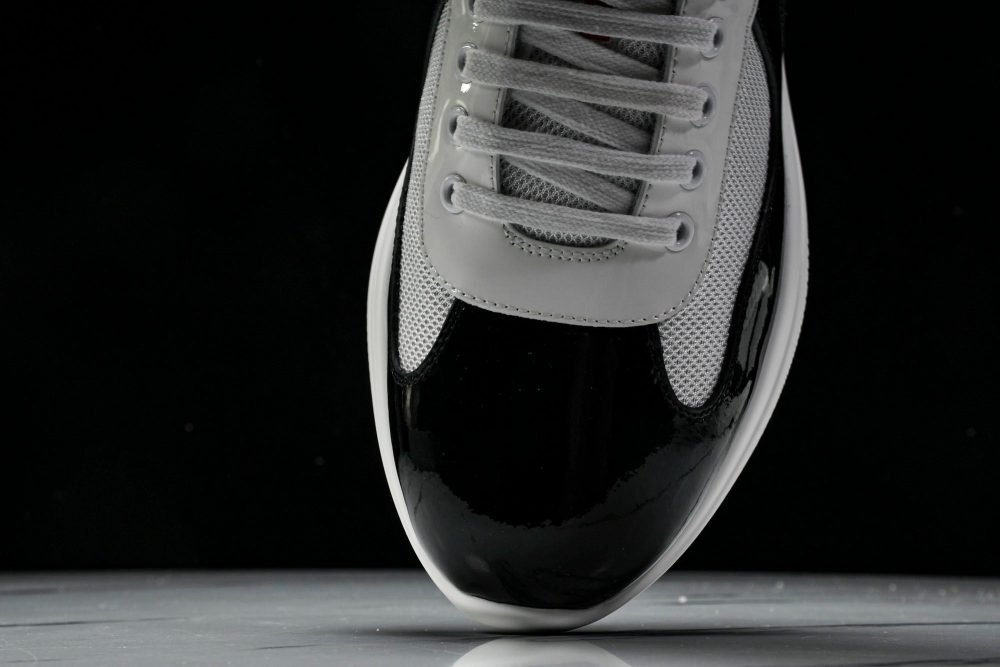 Prada America's Cup Sneaker 'Black Silver White' v2 - Image 6