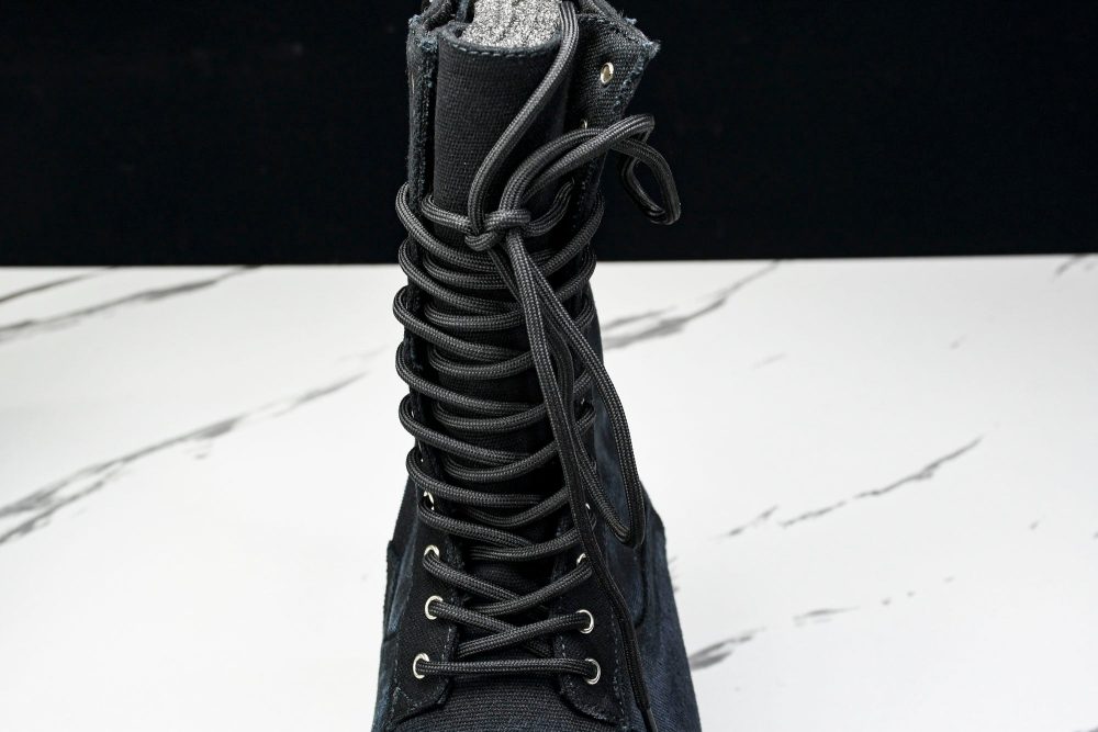 Вalenciaga Stomper Bootie 'Black Canvas' - Image 11