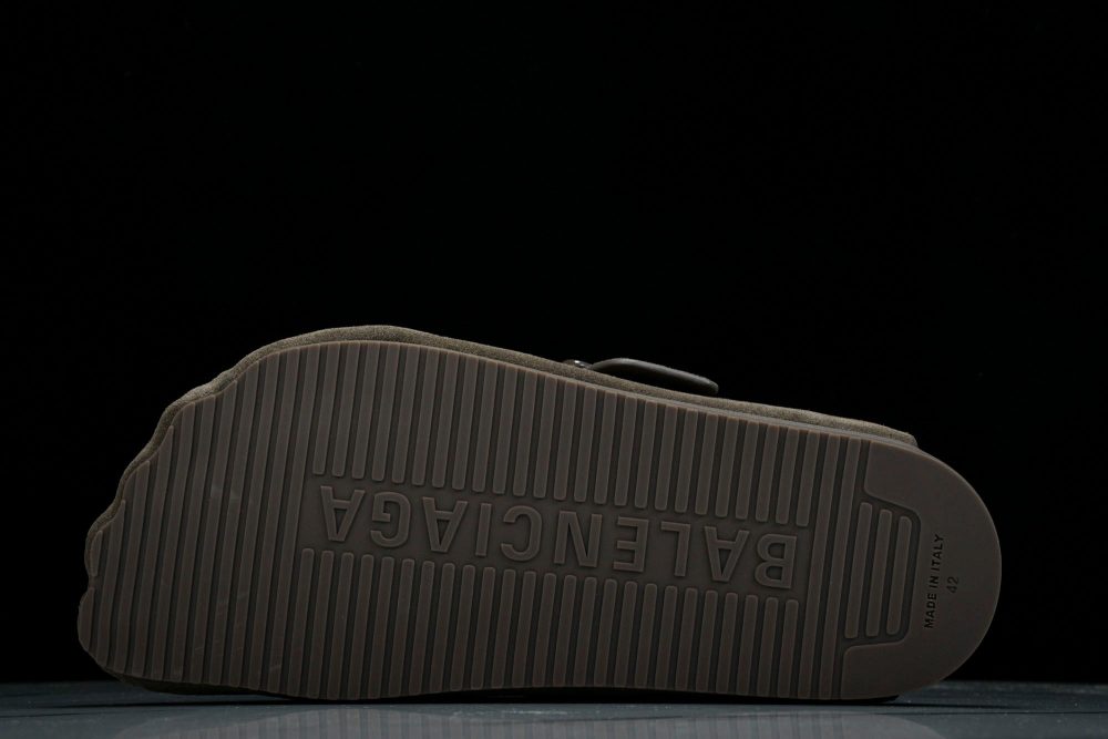 Вirkenstock x Вalenciaga Sunday Mule Suede 'Brown' - Image 5
