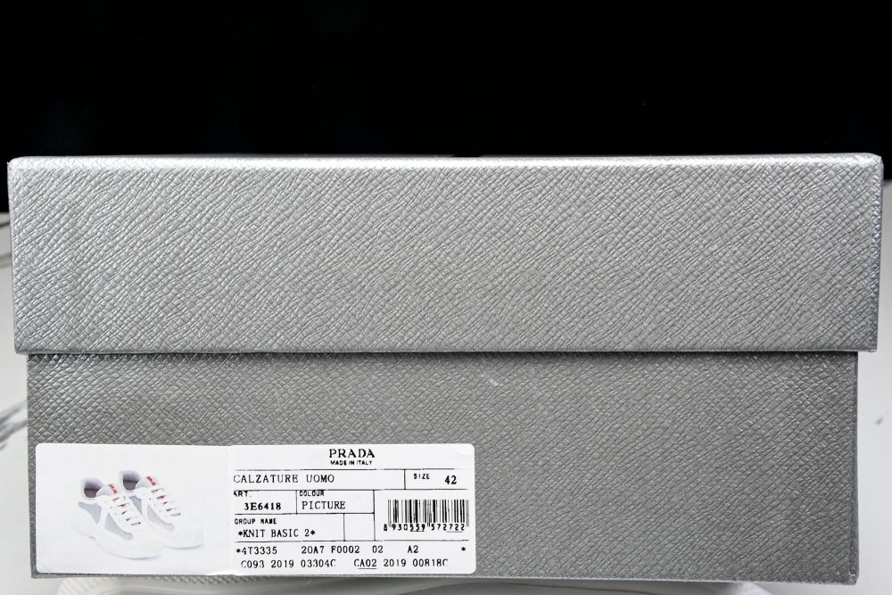 Prada America's Cup Sneaker Soft Rubber 'Cream White' - Image 25