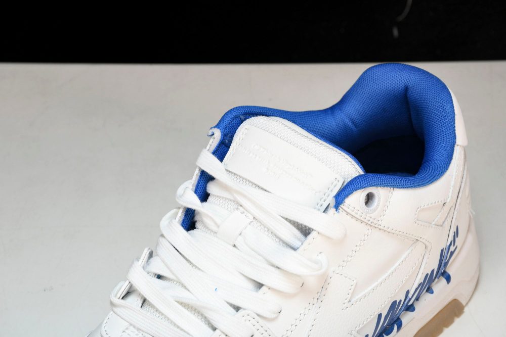 Off-White Out Of Office OOO Low Top "For Walking" - White Blue - Image 10