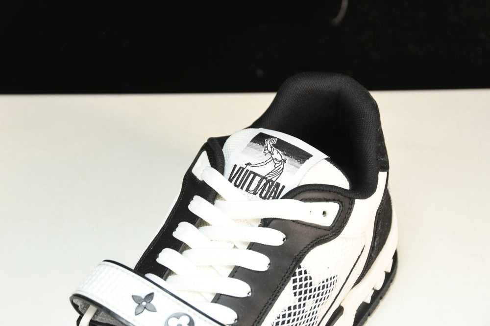 Louis Vuittоп Trainer Low Velcro Strap 'Monogram Denim Black' - Image 10