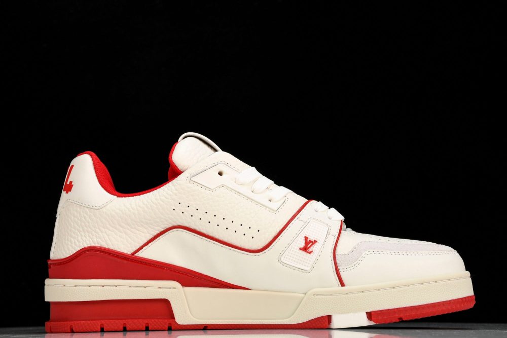 Louis Vuittоп Trainer Low 'Signature White Red' - Image 3