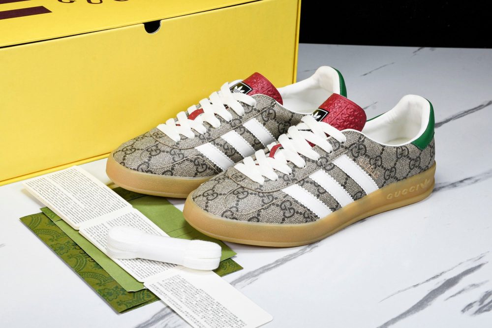 Guссi x Gazelle 'Beige GG Monogram' - Image 22