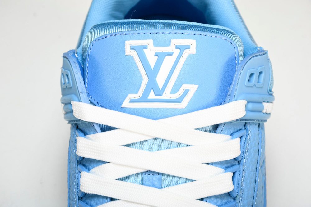 Louis Vuittоп Trainer Low 'Blue Embossed' - Image 11