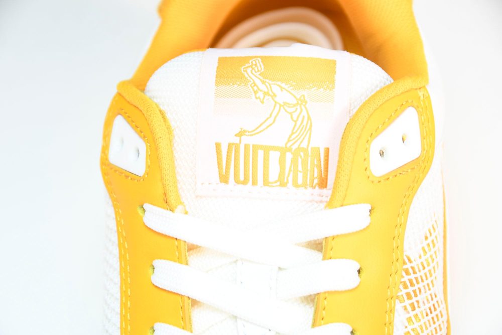 Louis Vuittоп Trainer Low Velcro Strap 'Monogram Denim Yellow' - Image 11