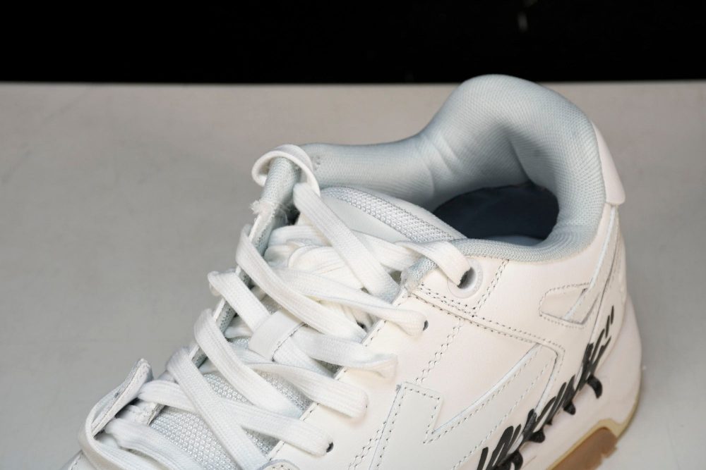 Off-White Out Of Office OOO Low Top "For Walking" - White Black - Image 11