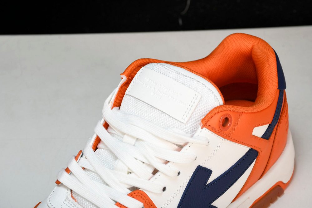 Off-White Out Of Office OOO Low Top 'Orange White Blue' - Image 11