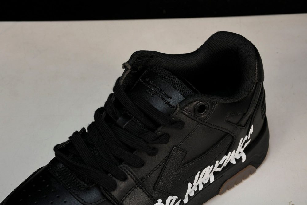 Off-White Out Of Office OOO Low Top "For Walking" - Black White - Image 11