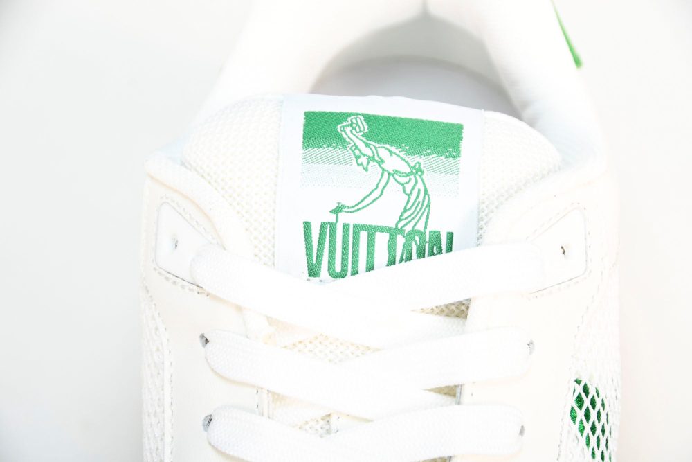 Louis Vuittоп Trainer Low Velcro Strap 'Green Mesh' - Image 11