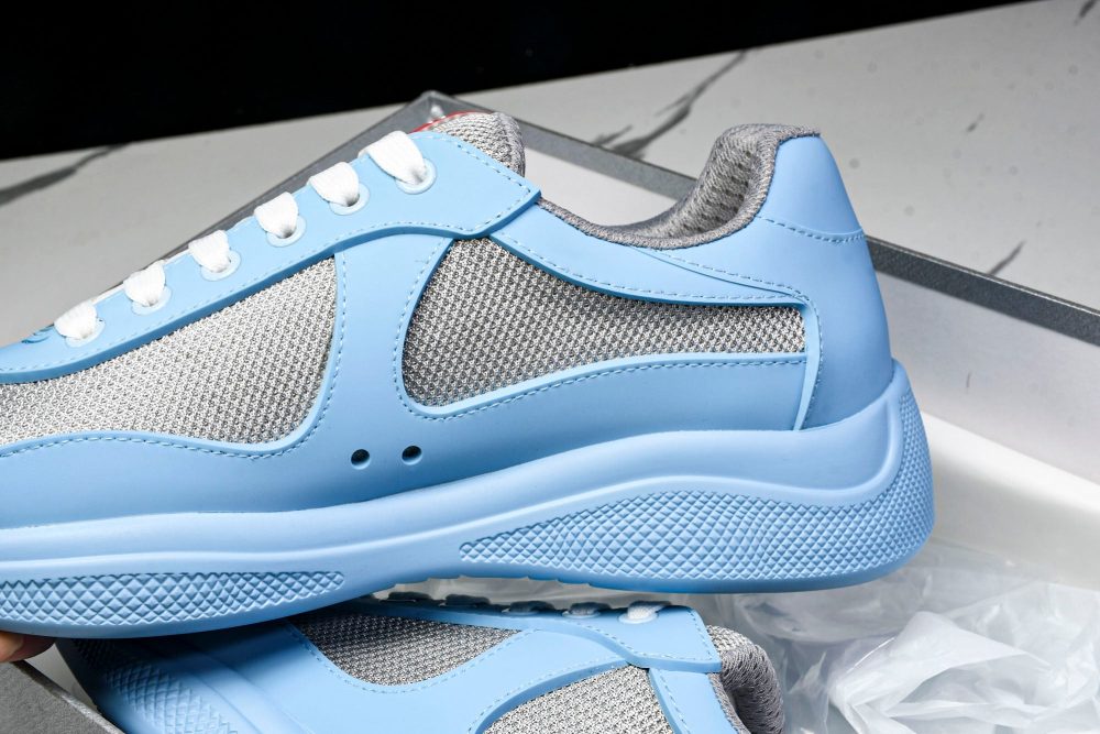 Prada America's Cup Sneaker Soft Rubber 'Light Blue' - Image 29