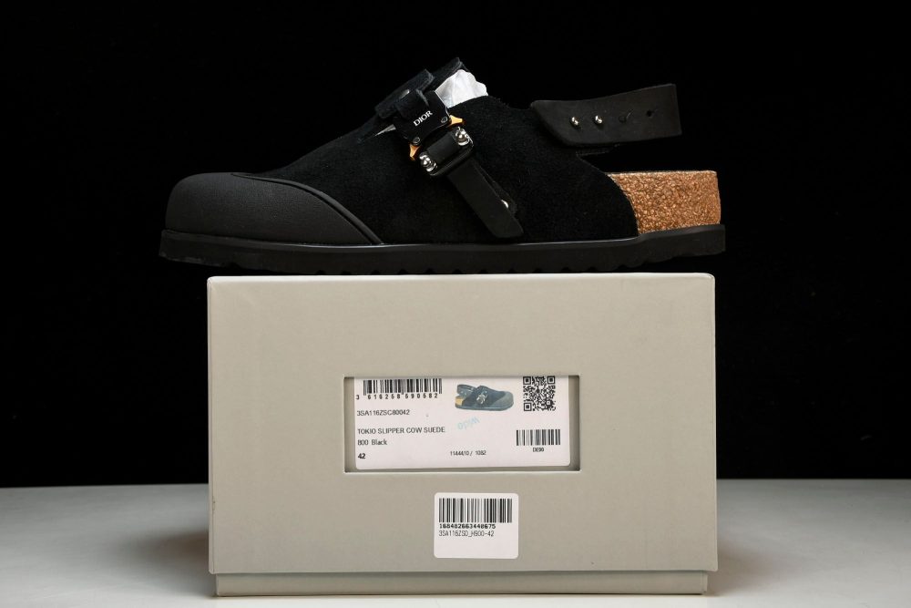 Birkenstock x D1or Tokio Mule Calfskin 'Black' - Image 22