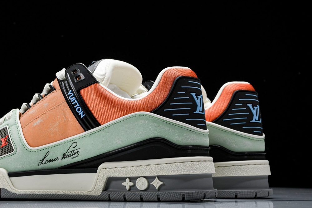 Louis Vuittоп Trainer Low 'Orange Multi' - Image 8