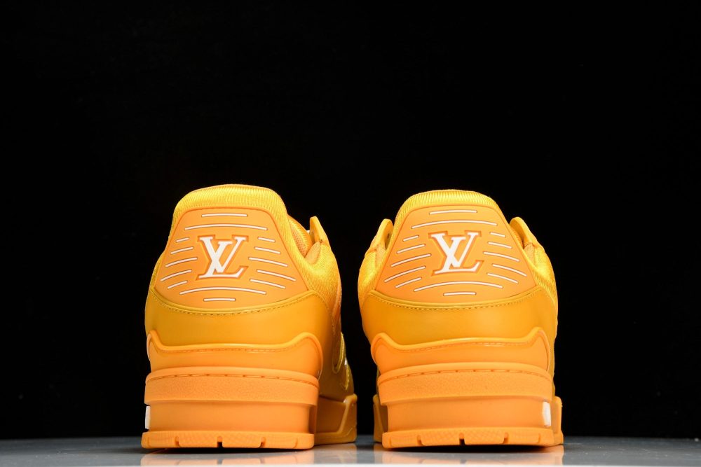 Louis Vuittоп Trainer Low 'Yellow Embossed' - Image 7
